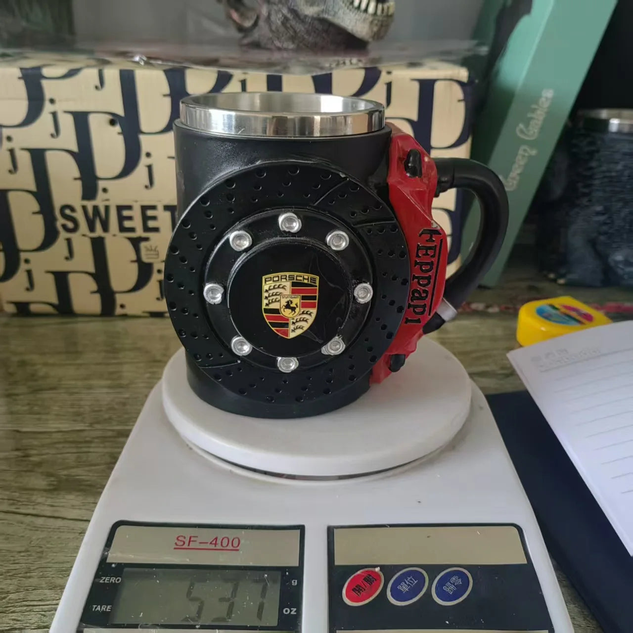 Retro Engine Handle Mug