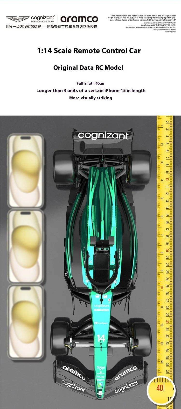 1:14 Remote Control Open-Wheel Racer
