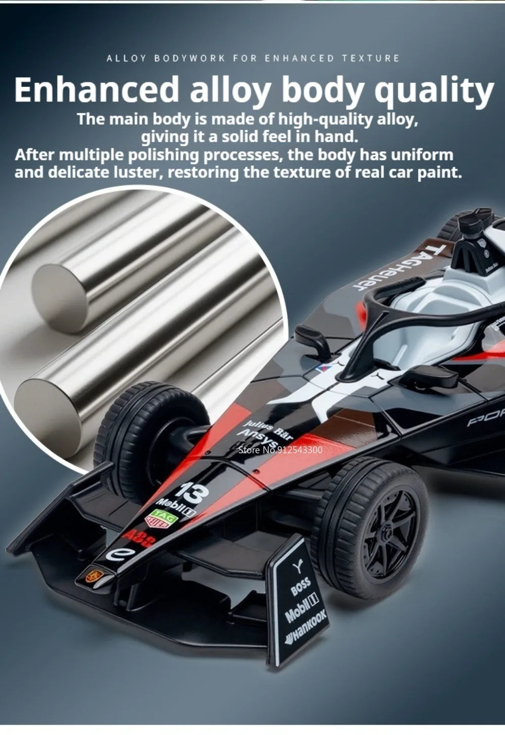 1:32 Alloy Race Car Display Model