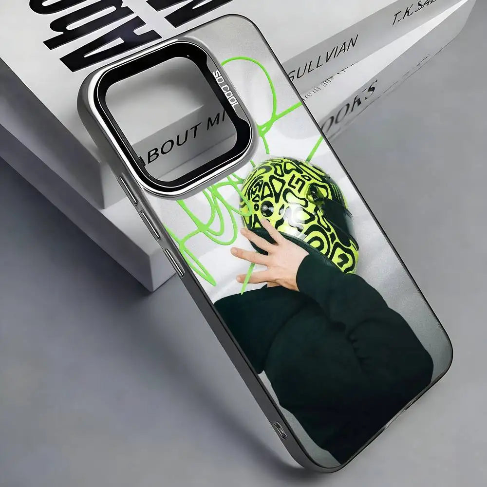 Driver-Inspired Glossy Silicone Phone Case
