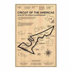 Gallery Circuit Line Art Print - Unframed