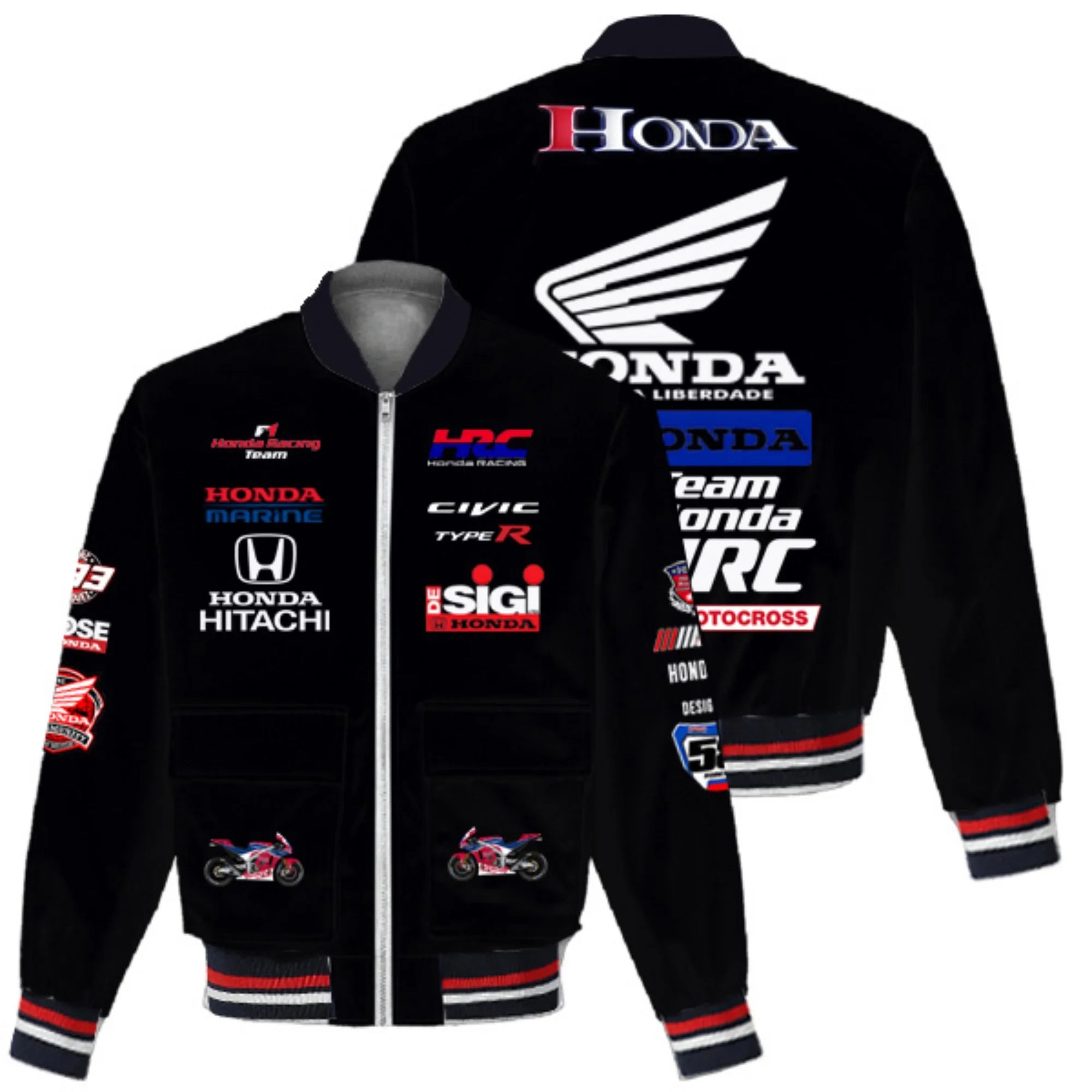 Windproof Motorcycle Style Hooded Jacket Edition