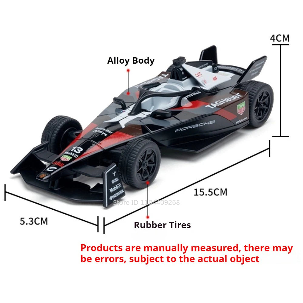 1:32 Alloy Race Car Display Model with Cover Edition