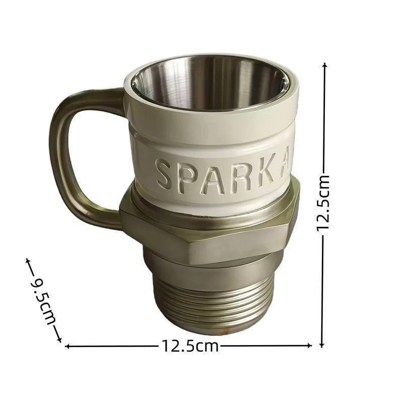 Retro Engine Handle Mug