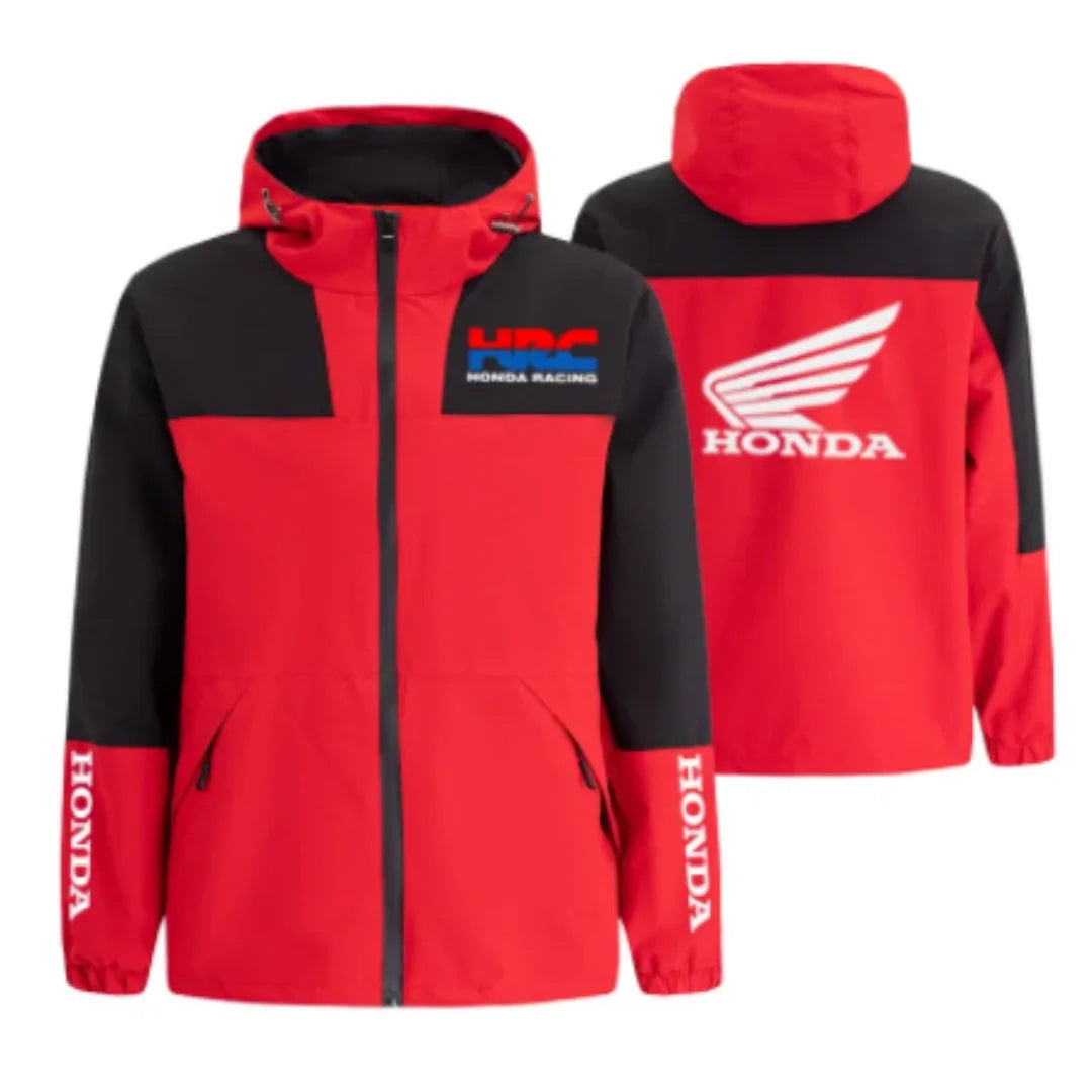 Printed Casual Track Hooded Jacket