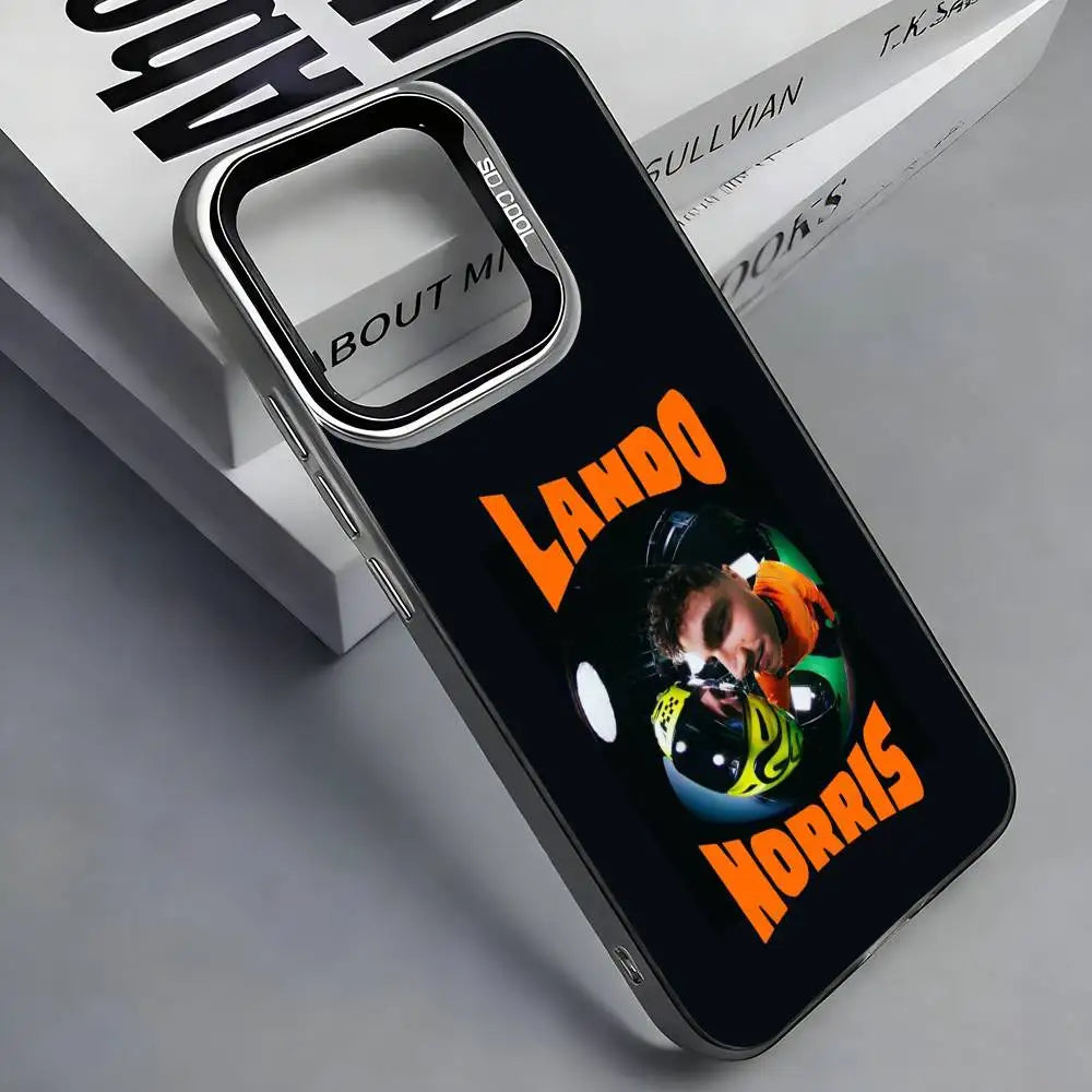 Driver-Inspired Protective Phone Case - Metallic Finish