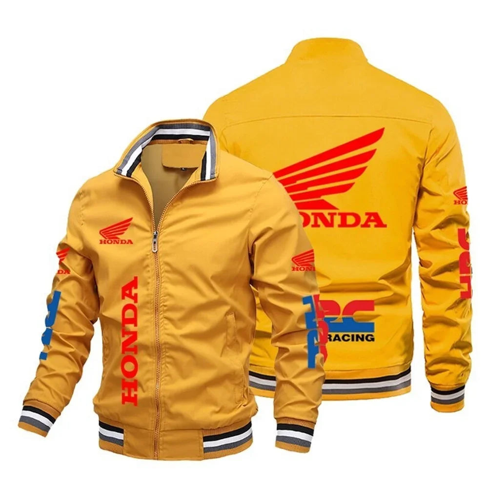 Racing-Inspired Bomber Jacket