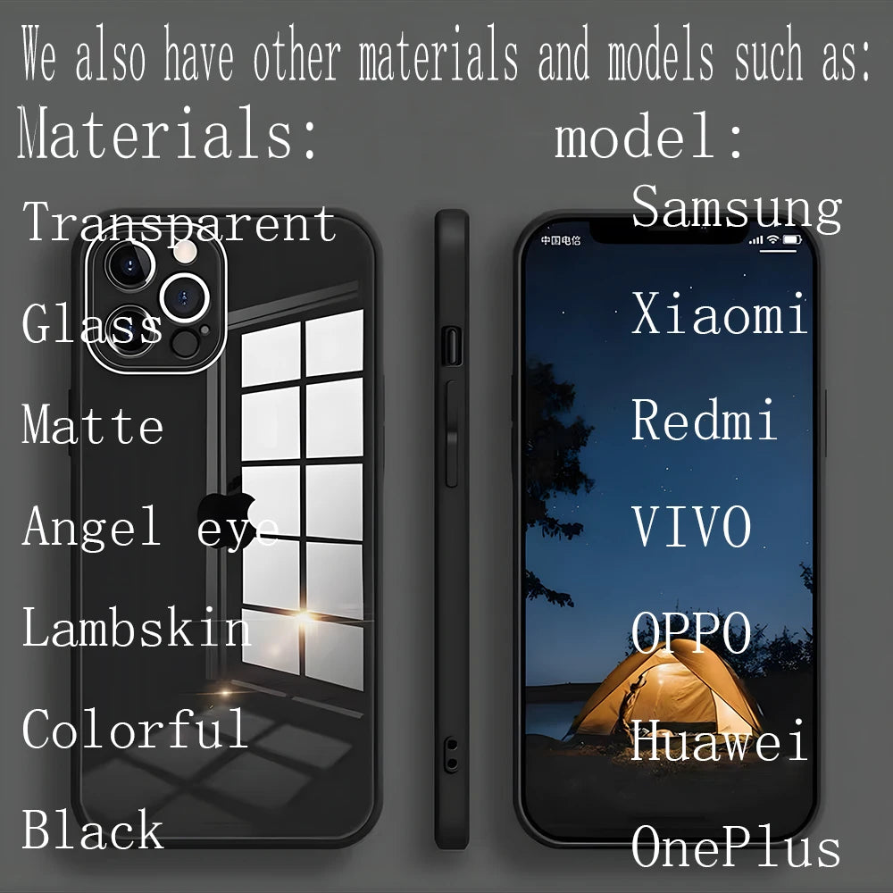 Racing Stripe Protective Phone Case - Glass Back
