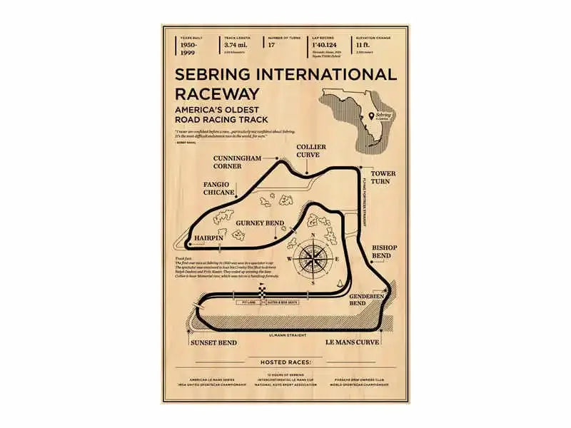 Racing Circuit Canvas Wall Art Poster - Monaco