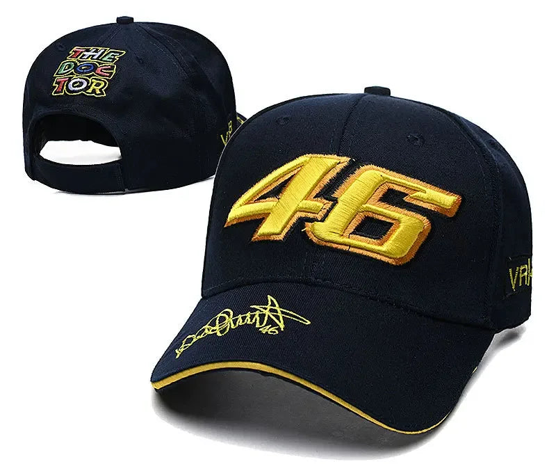 Sporty Embroidered Snapback Hat